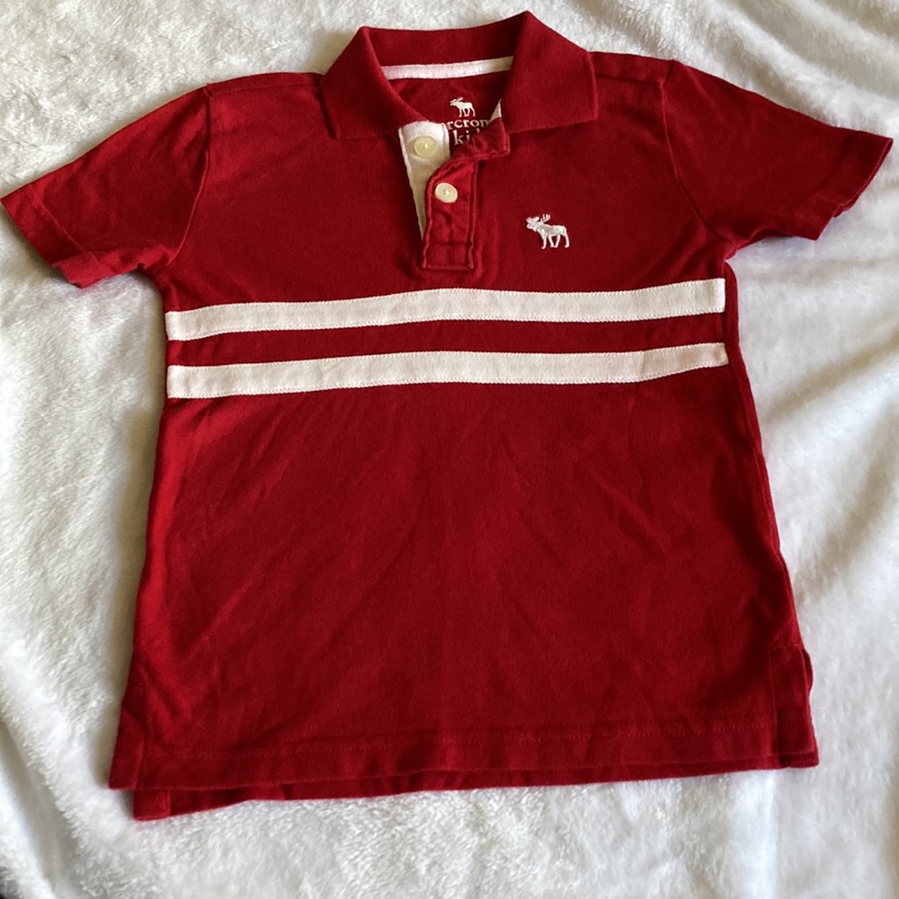 abercrombie kids logo shirt boys size 4